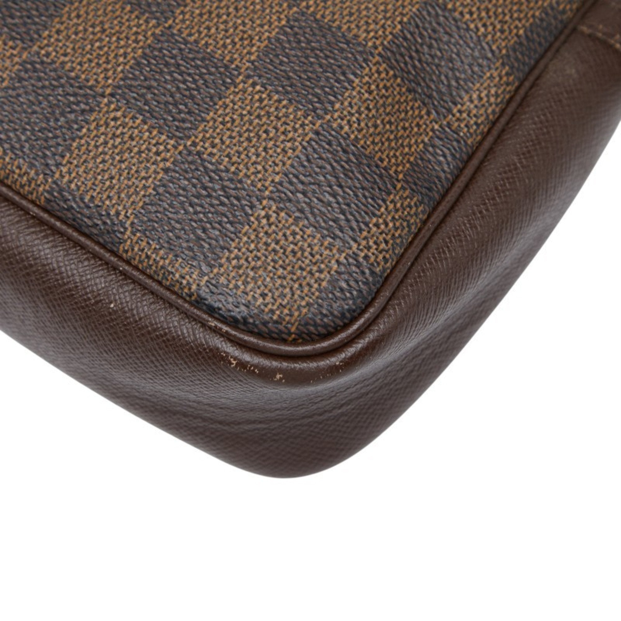 Louis Vuitton Brown Pvc Leather Shoulder Bag
