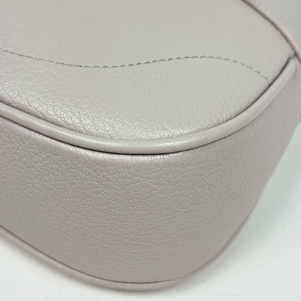 Gucci Ivory Leather Handbag Shoulder Bag (Pre-Owned)