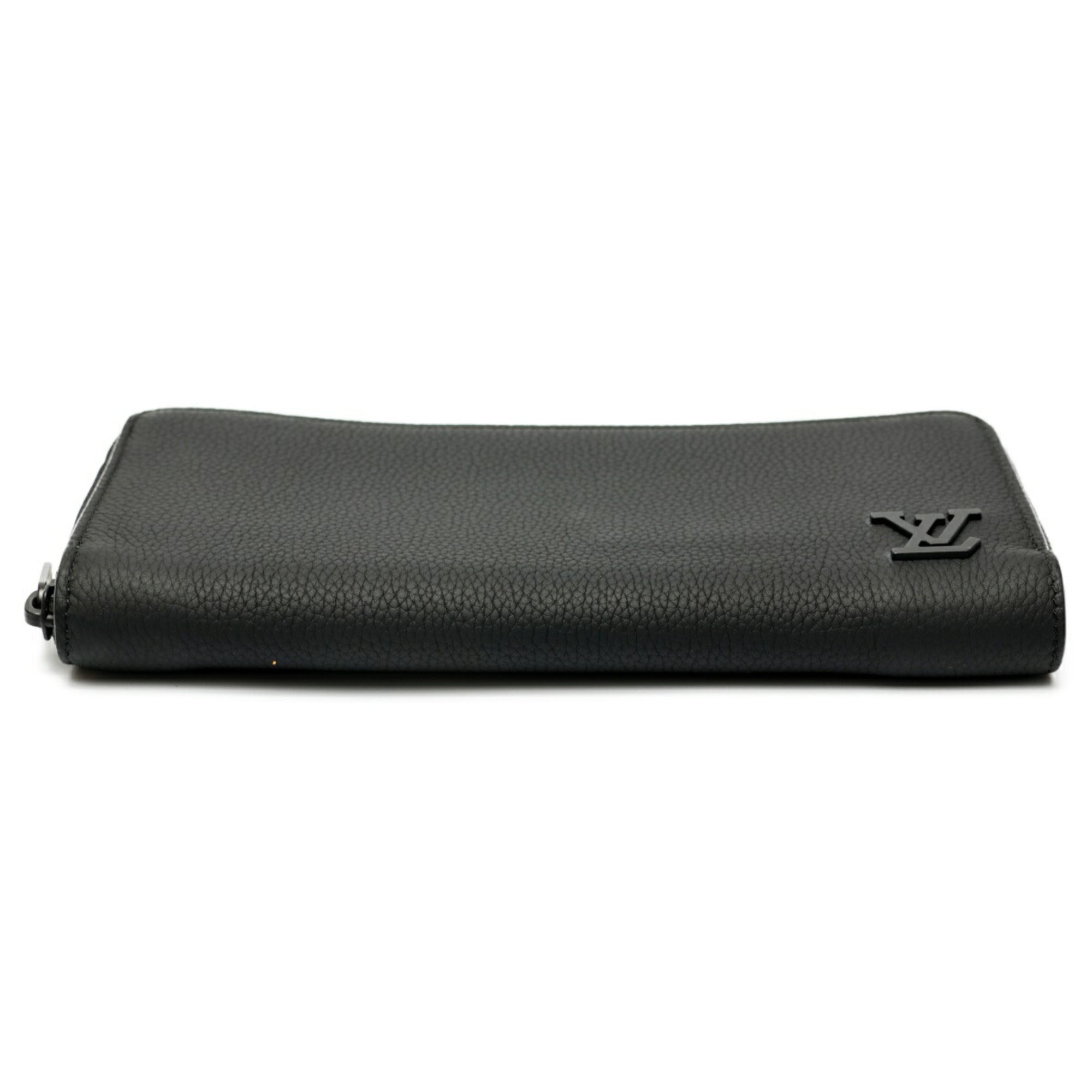 Louis Vuitton Black Noir Leather Long Wallet