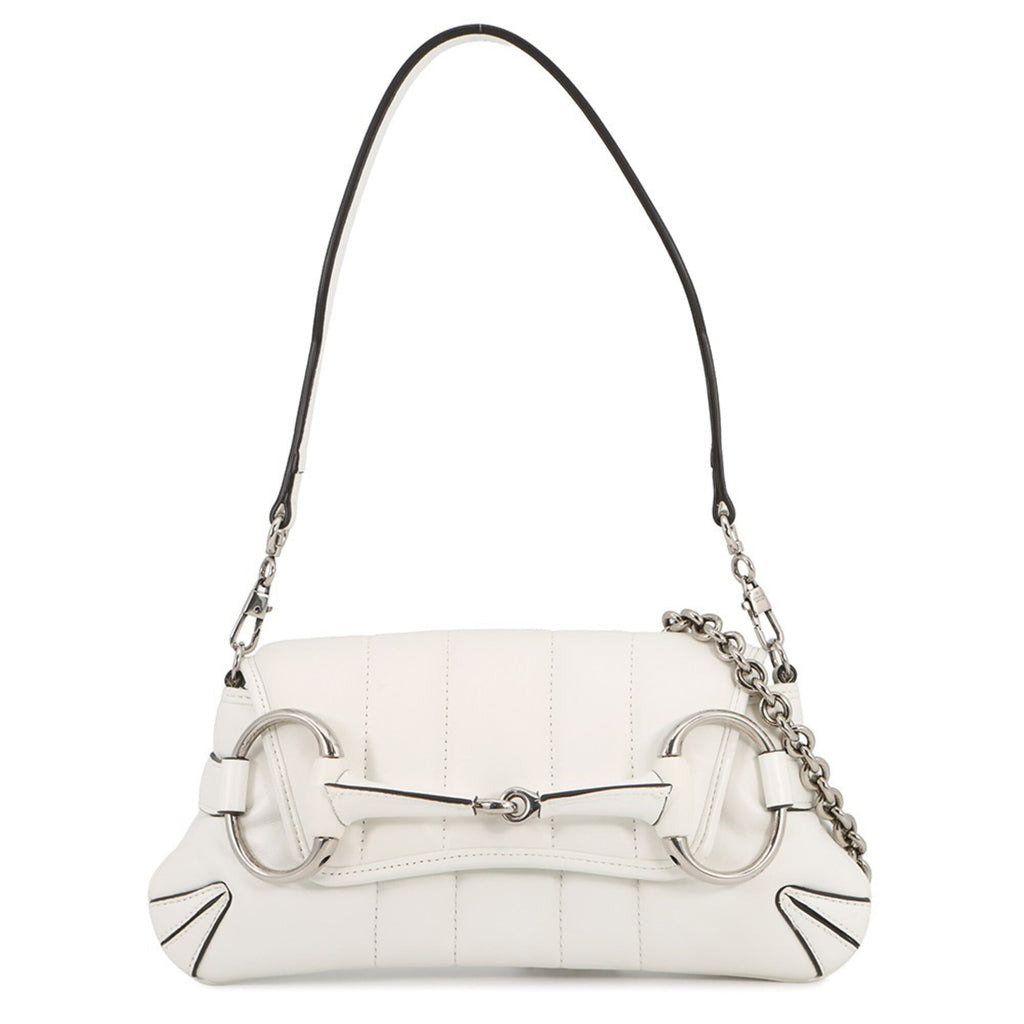 Gucci White Leather Handbag (Pre-Owned)