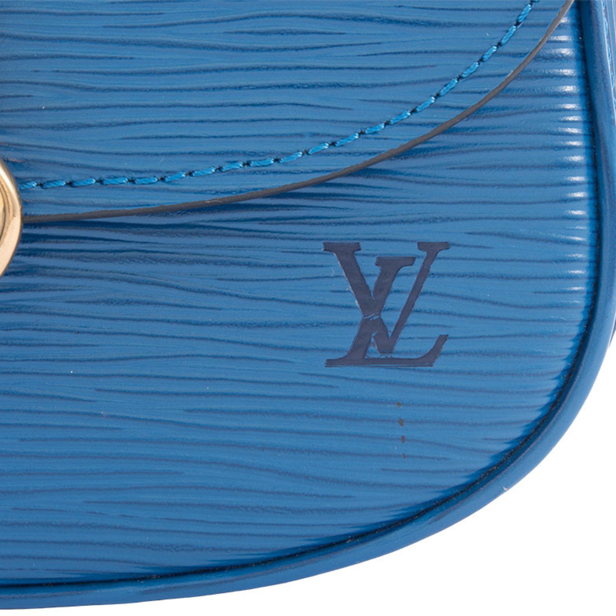 Louis Vuitton Toledo Blue Epi Leather Shoulder Bag