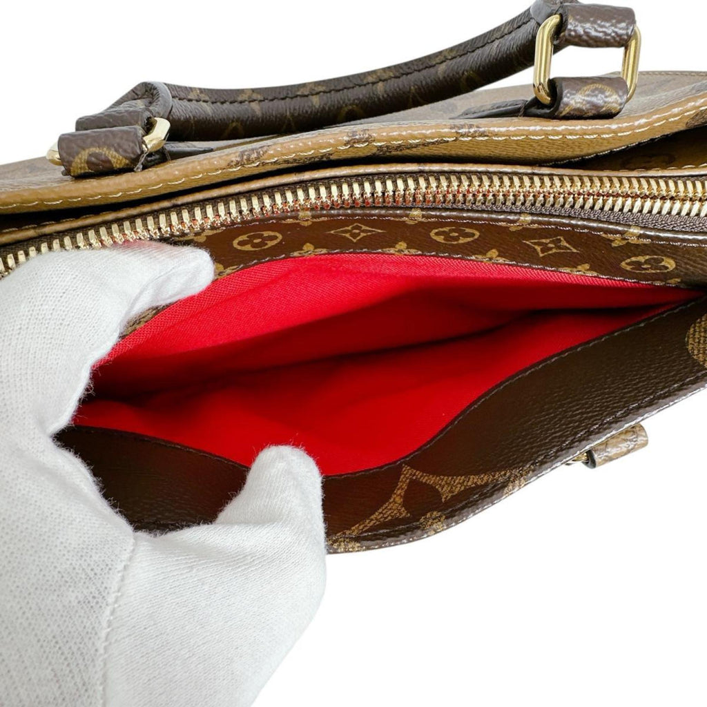Louis Vuitton Brown Monogram Pouch Tote Bag