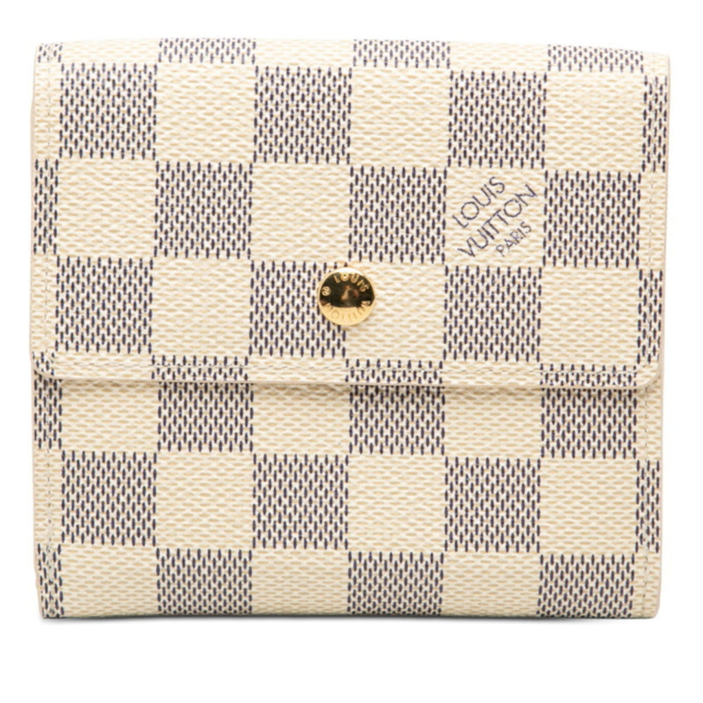 Louis Vuitton White Pvc Leather Wallet