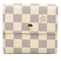 Louis Vuitton White Pvc Leather Wallet