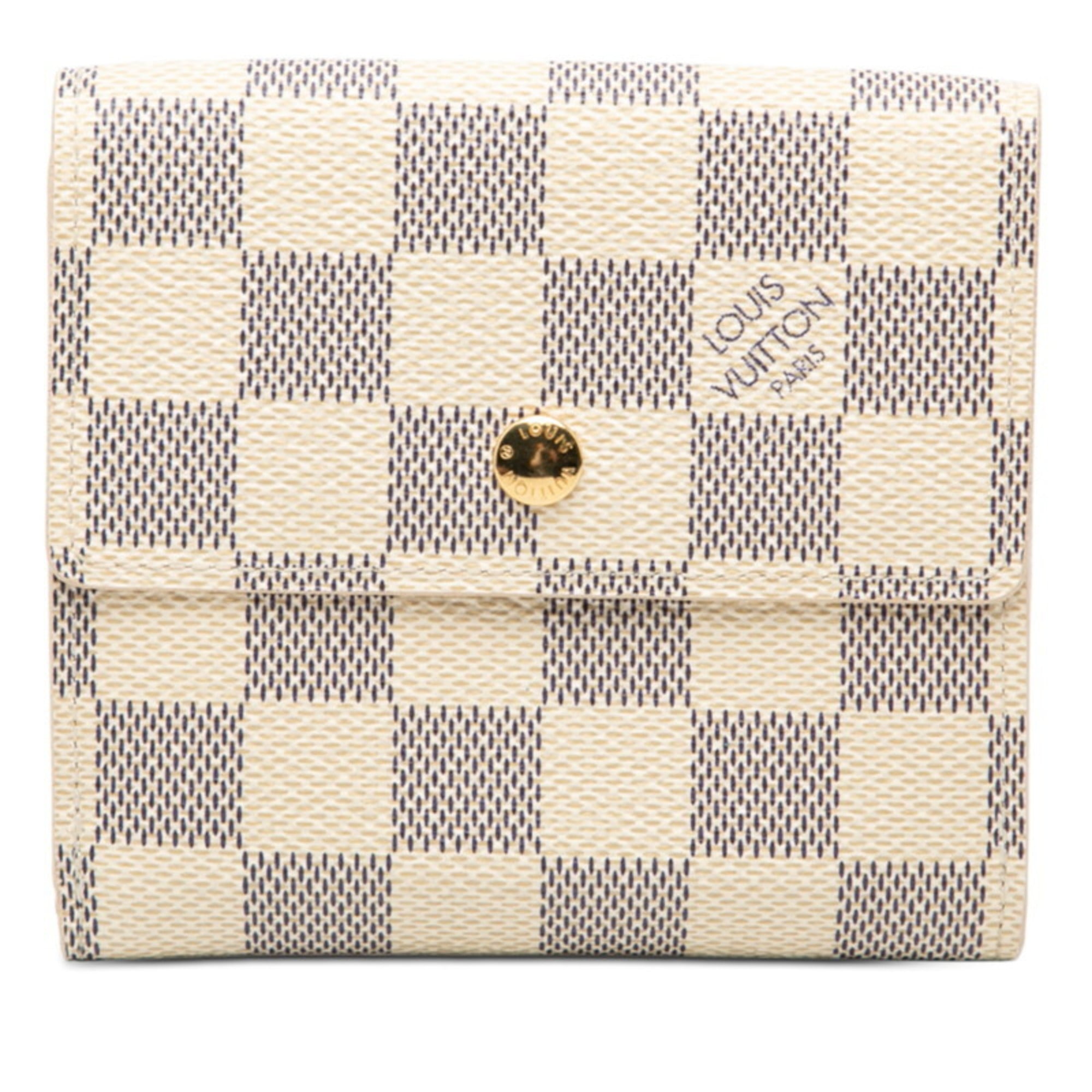Louis Vuitton White Pvc Leather Wallet