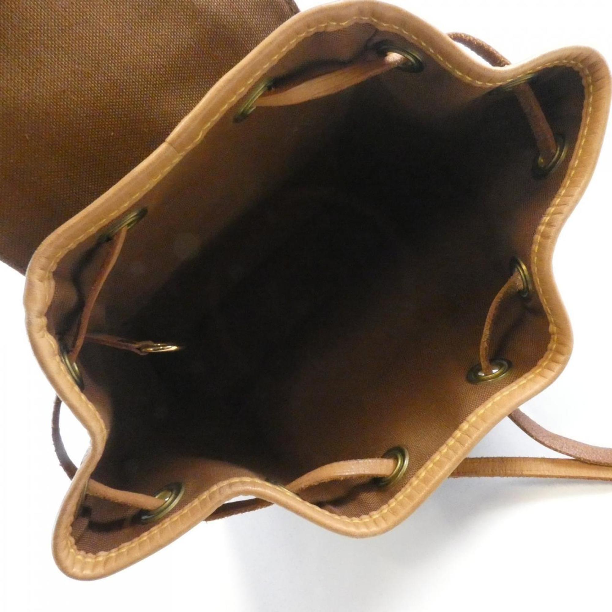 Louis Vuitton Monogram Mini Marron Coated Canvas Backpack