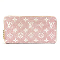 Louis Vuitton Monogram Denim Pink Monogram Denim Long Wallet