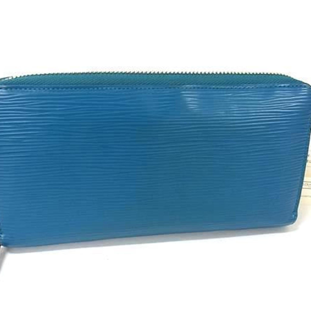 Louis Vuitton Cyan Leather Long Bill Wallet
