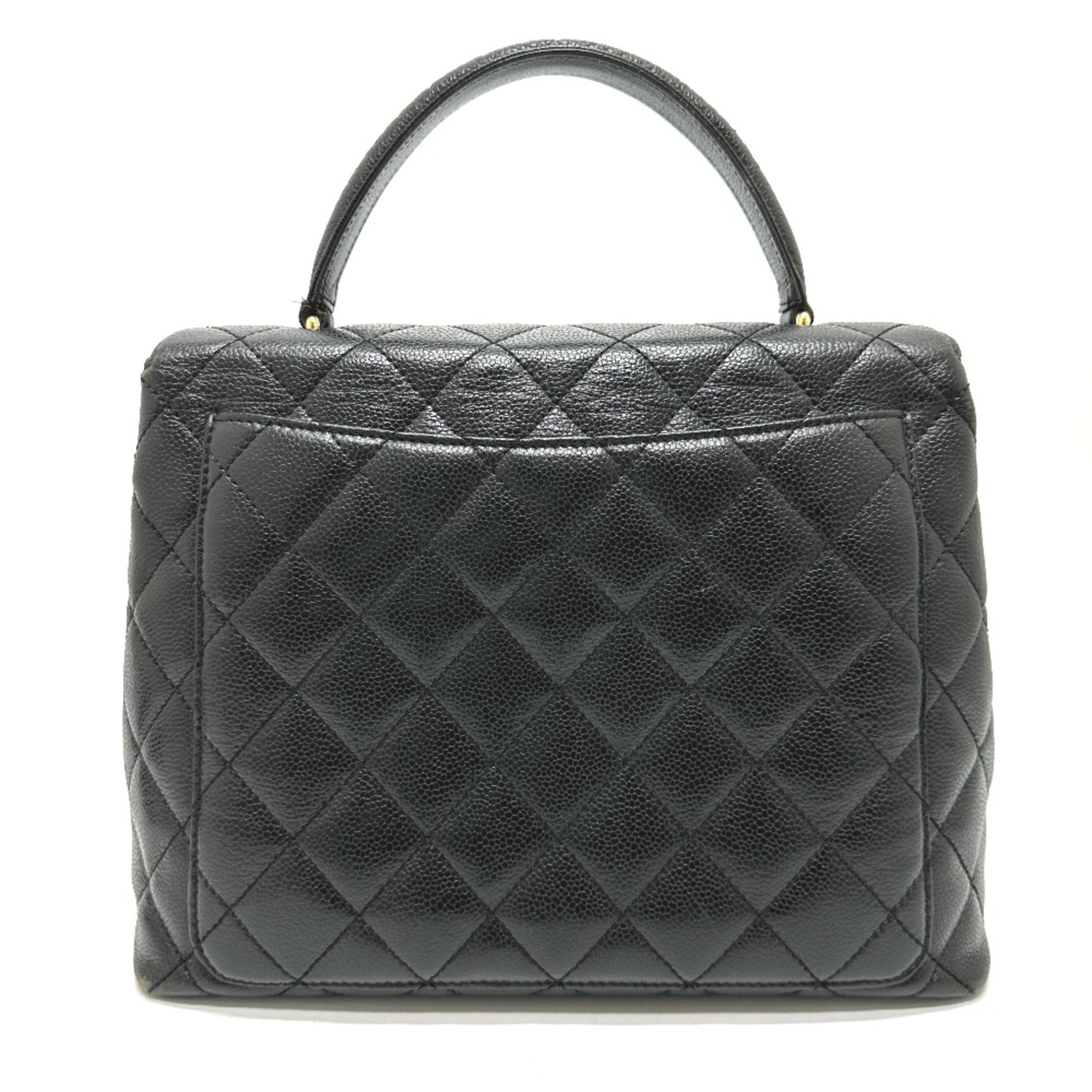 Chanel Black Leather Handbag