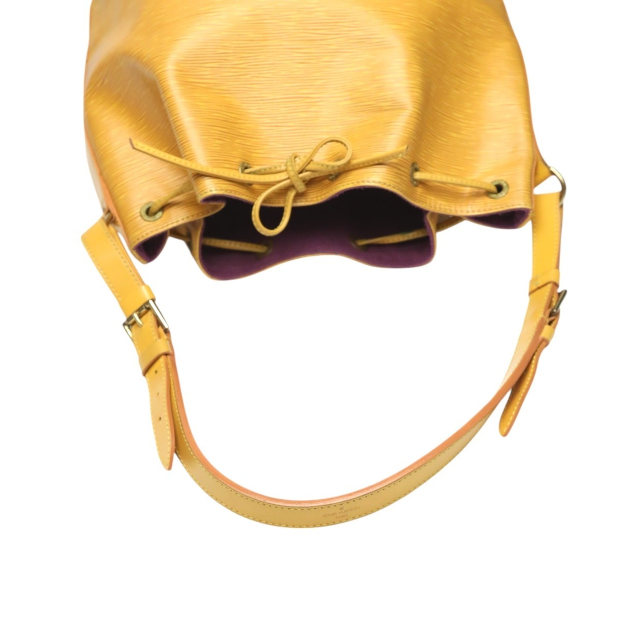 Louis Vuitton Yellow Epi Leather Shoulder Bag