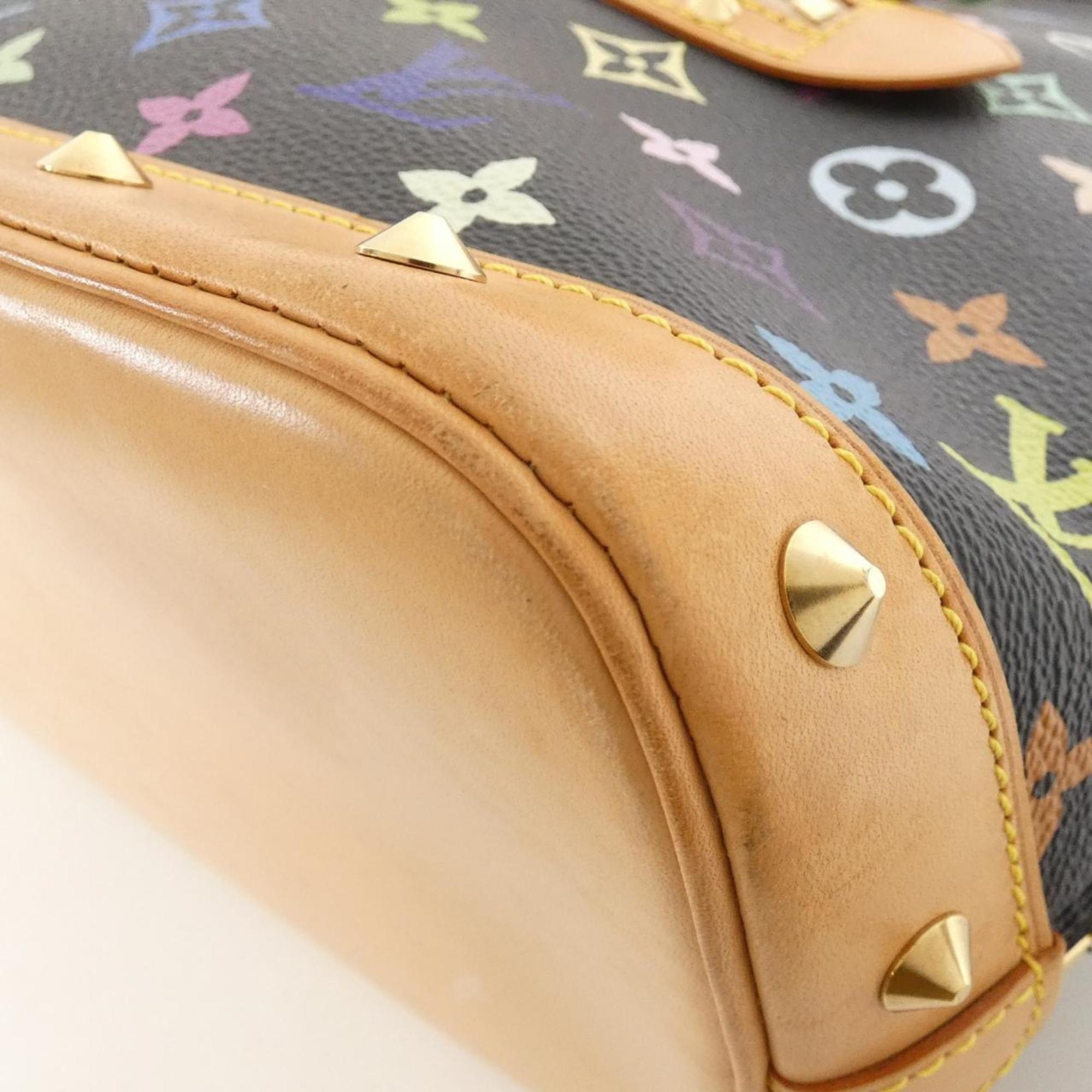 Louis Vuitton Black Coated Canvas Handbag