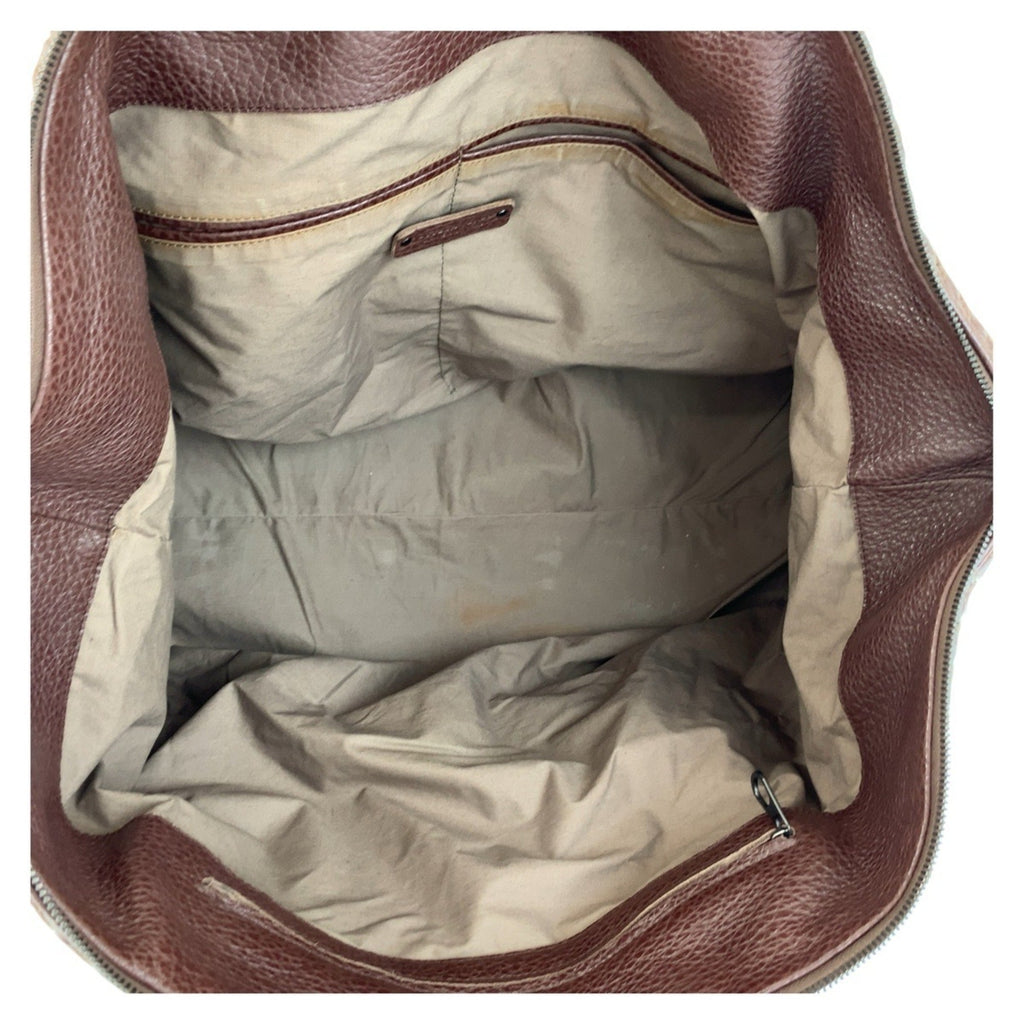 Bottega Veneta Brown Leather Handbag Tote Bag