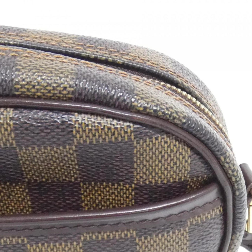 Louis Vuitton Brown Coated Canvas Pochette Shoulder Bag