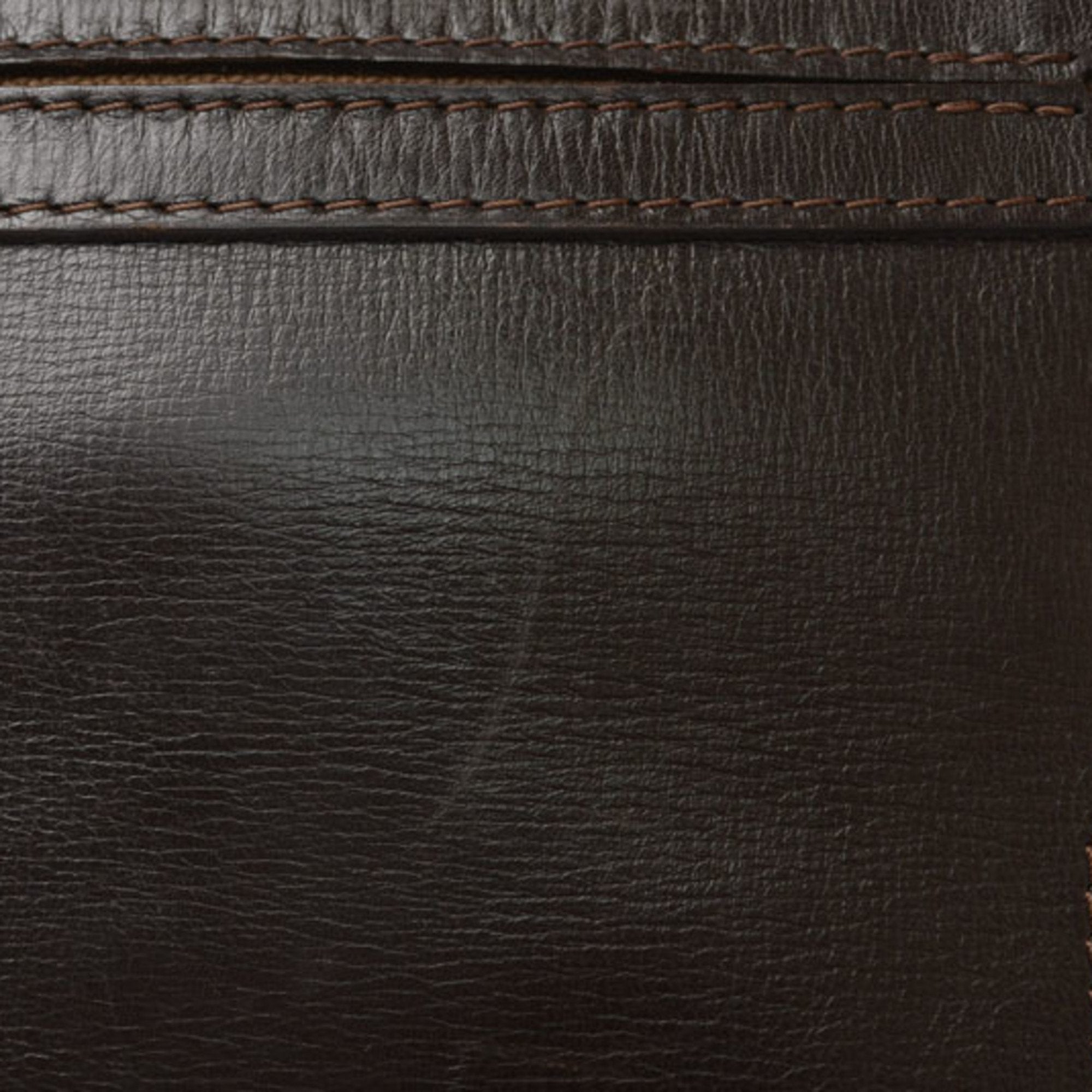 Louis Vuitton Coffee Utah Leather Shoulder Bag