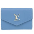 Louis Vuitton Blue Leather Wallet (Tri-Fold)