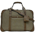 Gucci Beige Brown Pvc Leather Boston Bag Shoulder Bag (Pre-Owned)