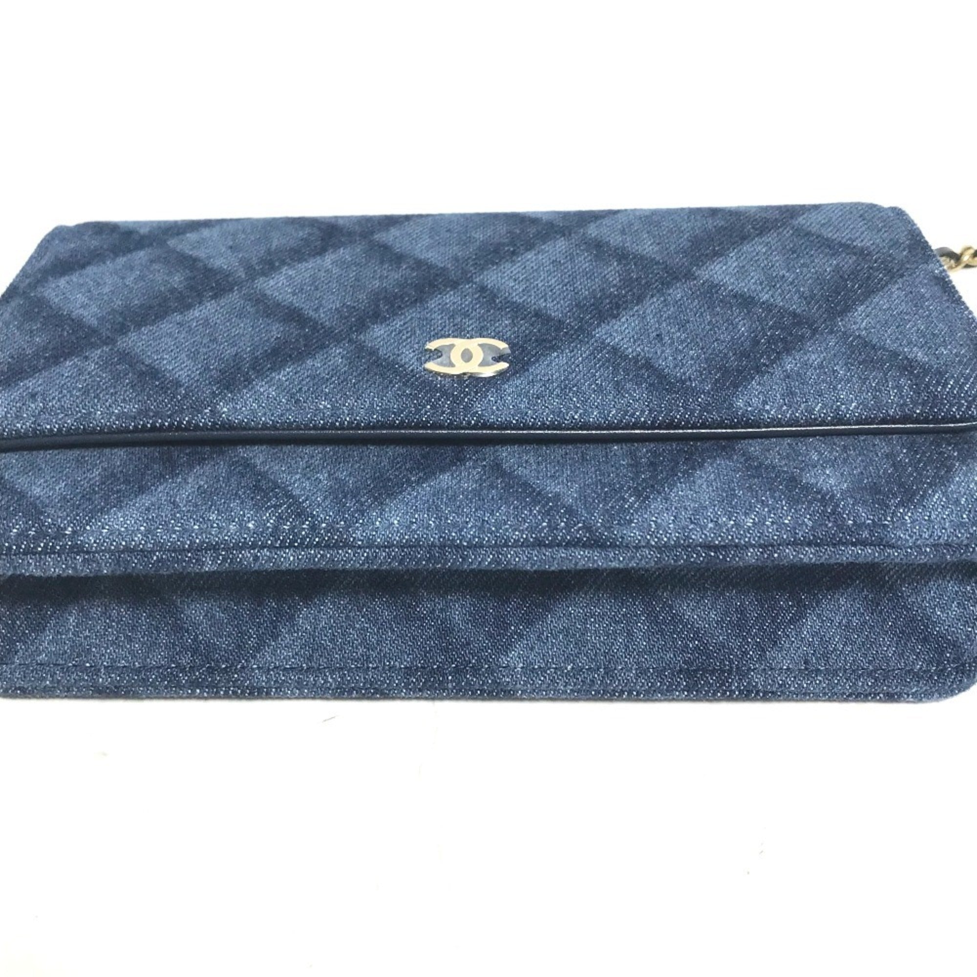 Chanel Blue Denim Shoulder Bag