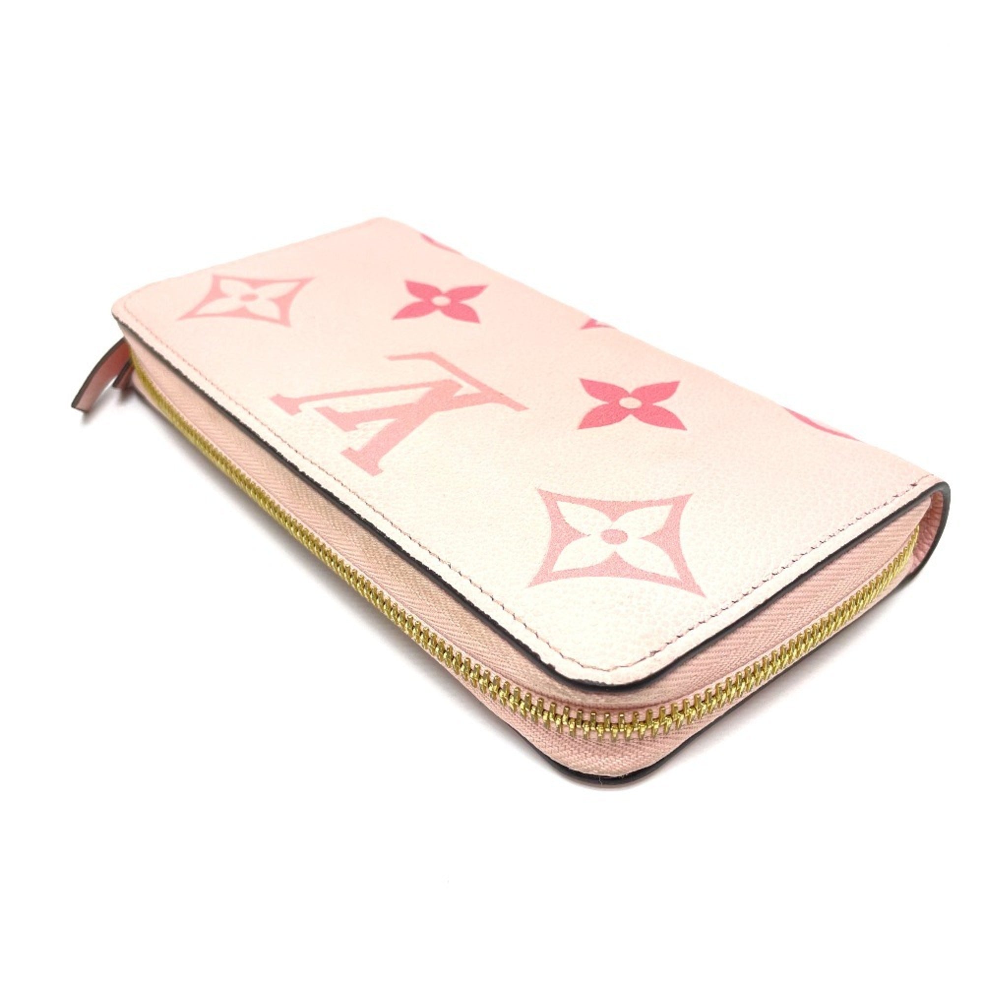 Louis Vuitton Monogram Empreinte Pink Monogram Empreinte Long Wallet