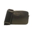Gucci Black Leather Gg Supreme Shoulder Bag (Pre-Owned)