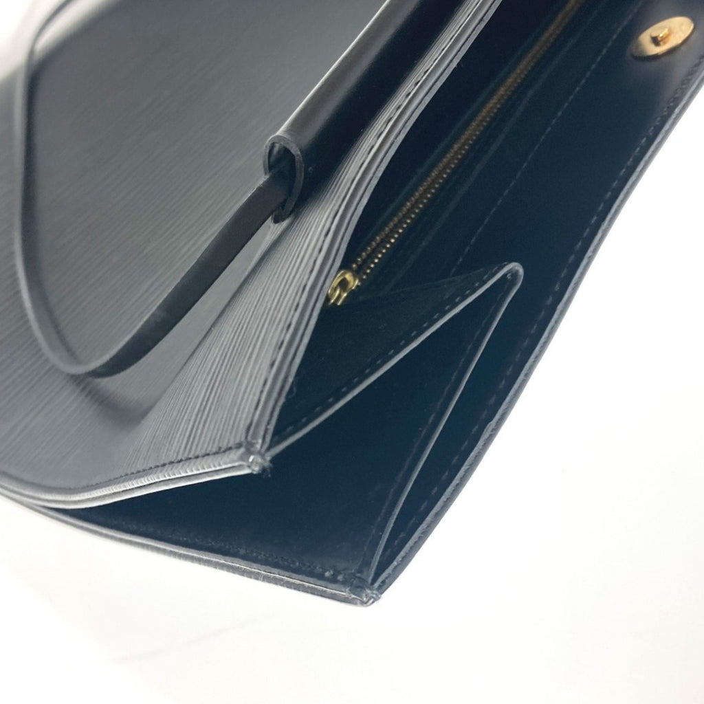 Louis Vuitton Epi Black Noir Epi Leather Shoulder Bag Tote Bag