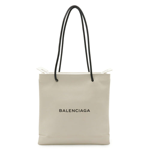 Balenciaga Black Leather Shoulder Bag Tote