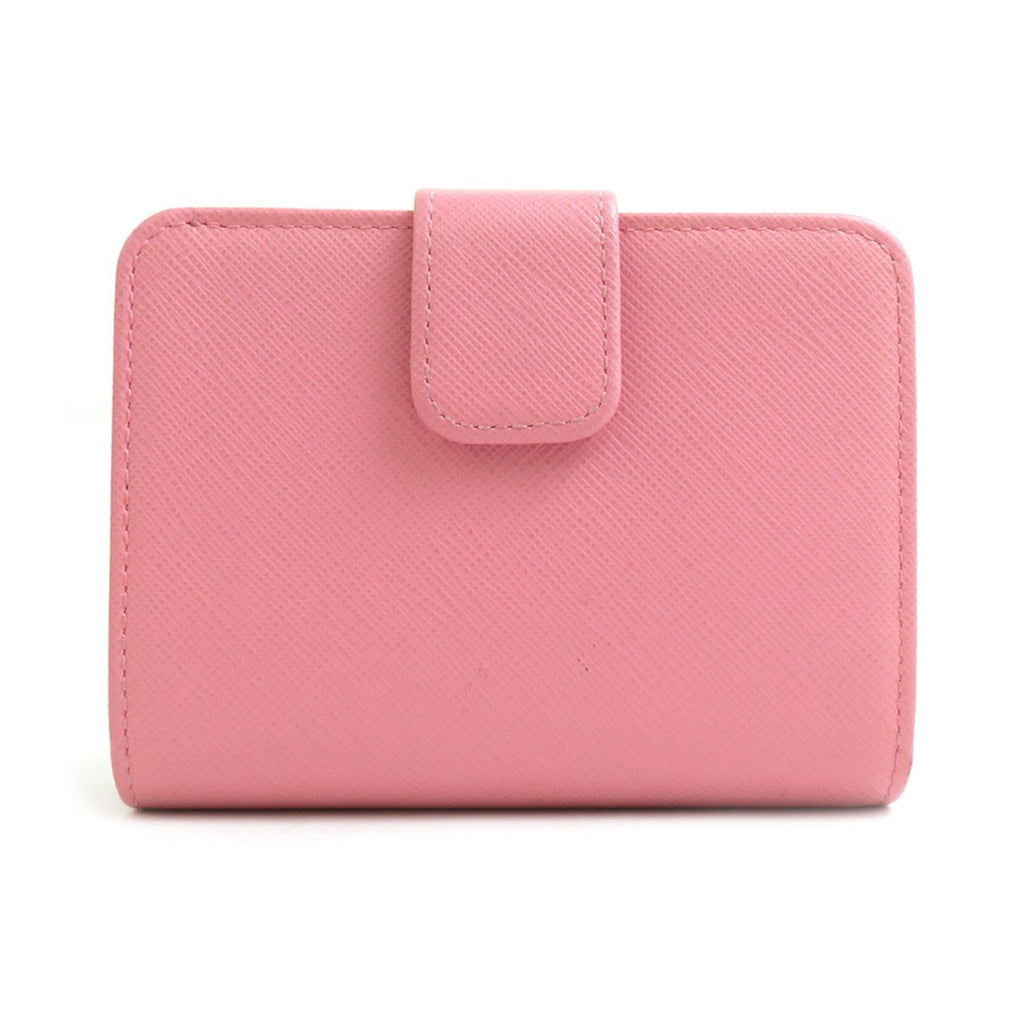 Prada Pink Leather Wallet (Bi-Fold)