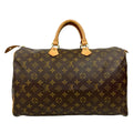 Louis Vuitton Brown Leather Pvc Boston Bag
