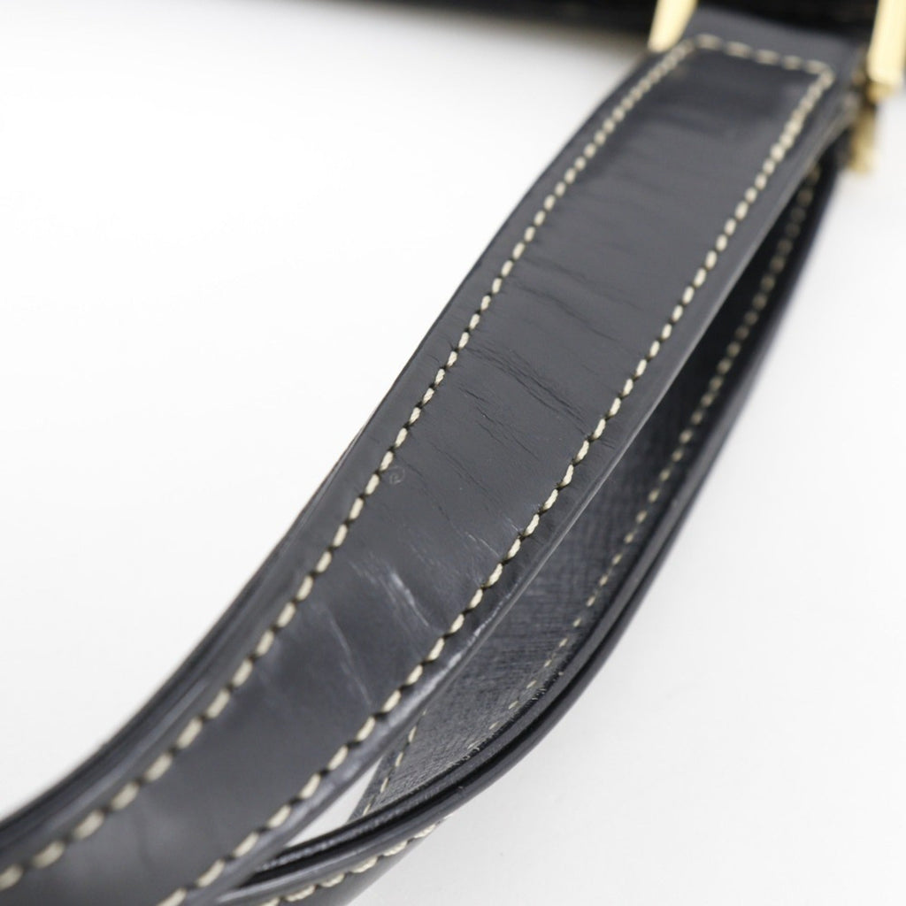 Burberry Black Leather Handbag Tote Bag