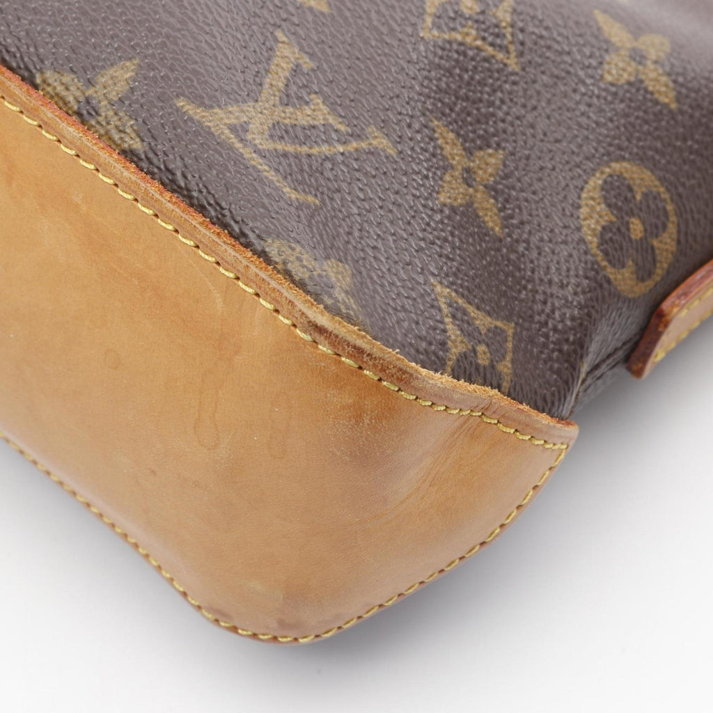 Louis Vuitton Brown Coated Canvas Pvc Monogram Leather Shoulder Bag