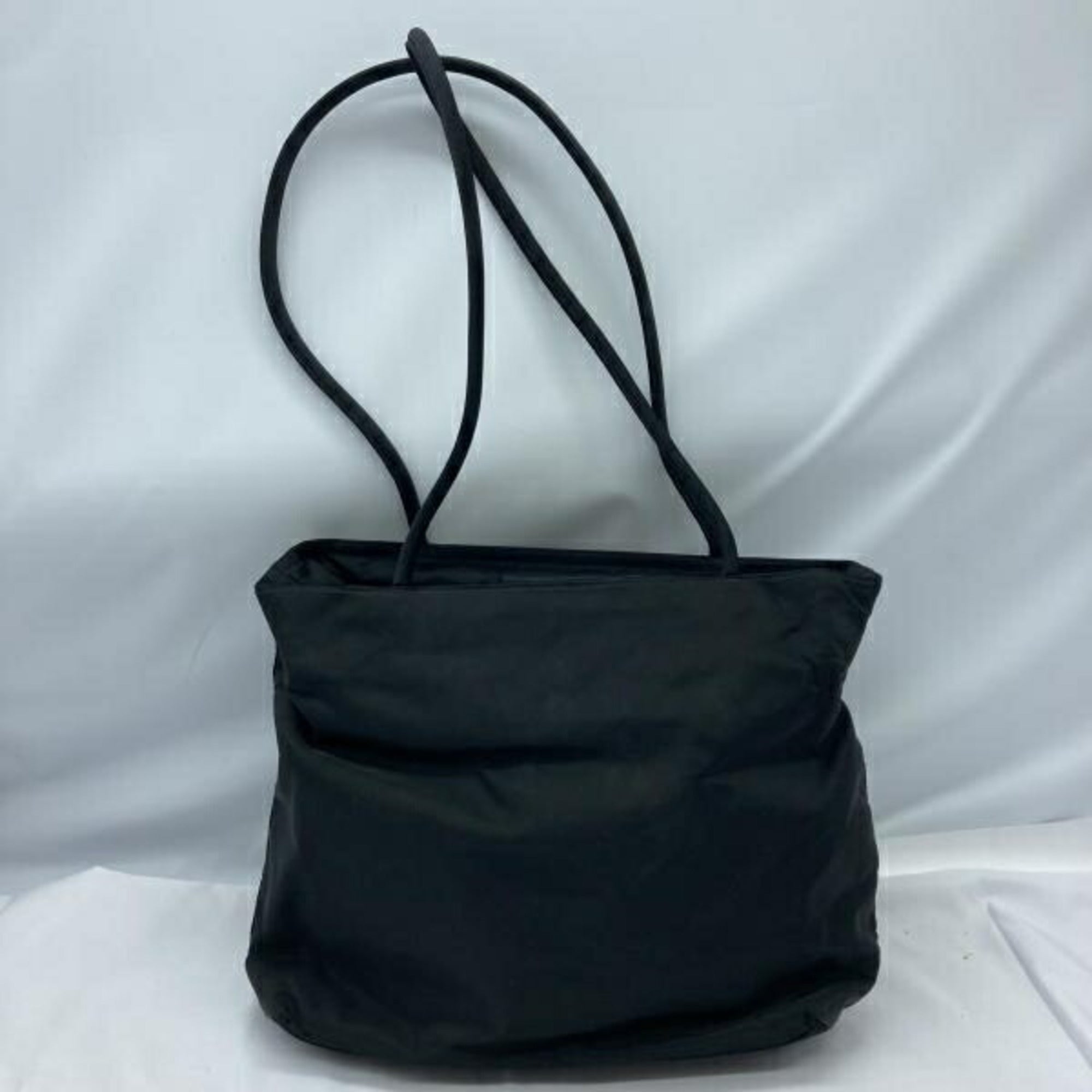 Prada Black Nero Tessuto Attaché Case Shoulder Bag