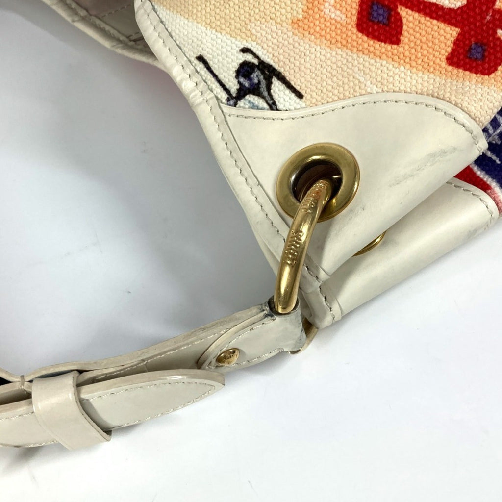 Louis Vuitton Multi-Color Leather Canvas Shoulder Bag