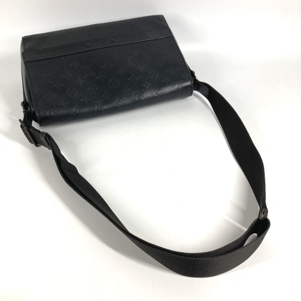 Louis Vuitton Monogram Shadow Black Monogram Shadow Messenger Bag Shoulder Bag