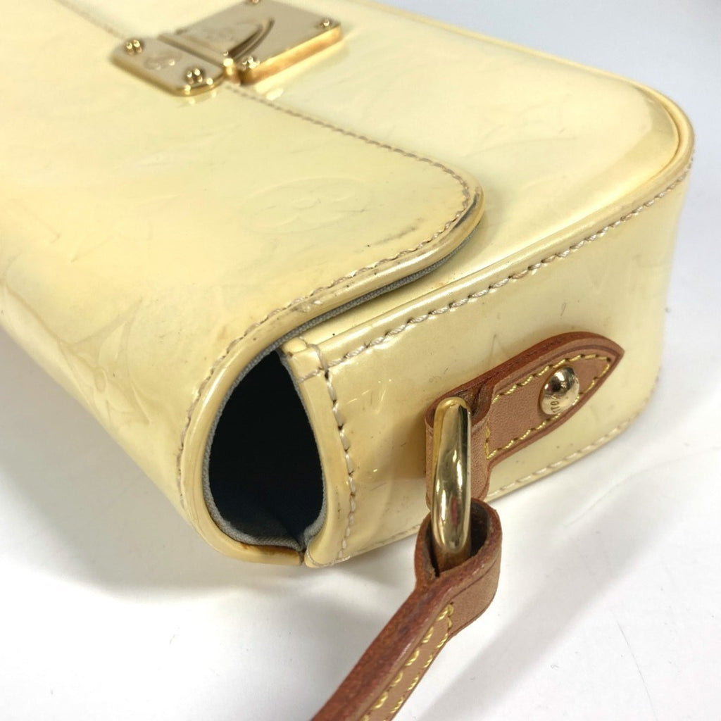 Louis Vuitton Monogram Vernis Pearl White Monogram Vernis Shoulder Bag
