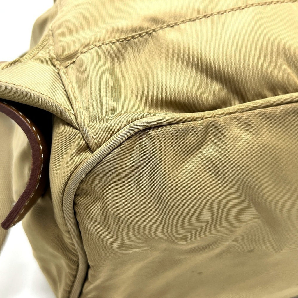 Prada Brown Nylon Backpack