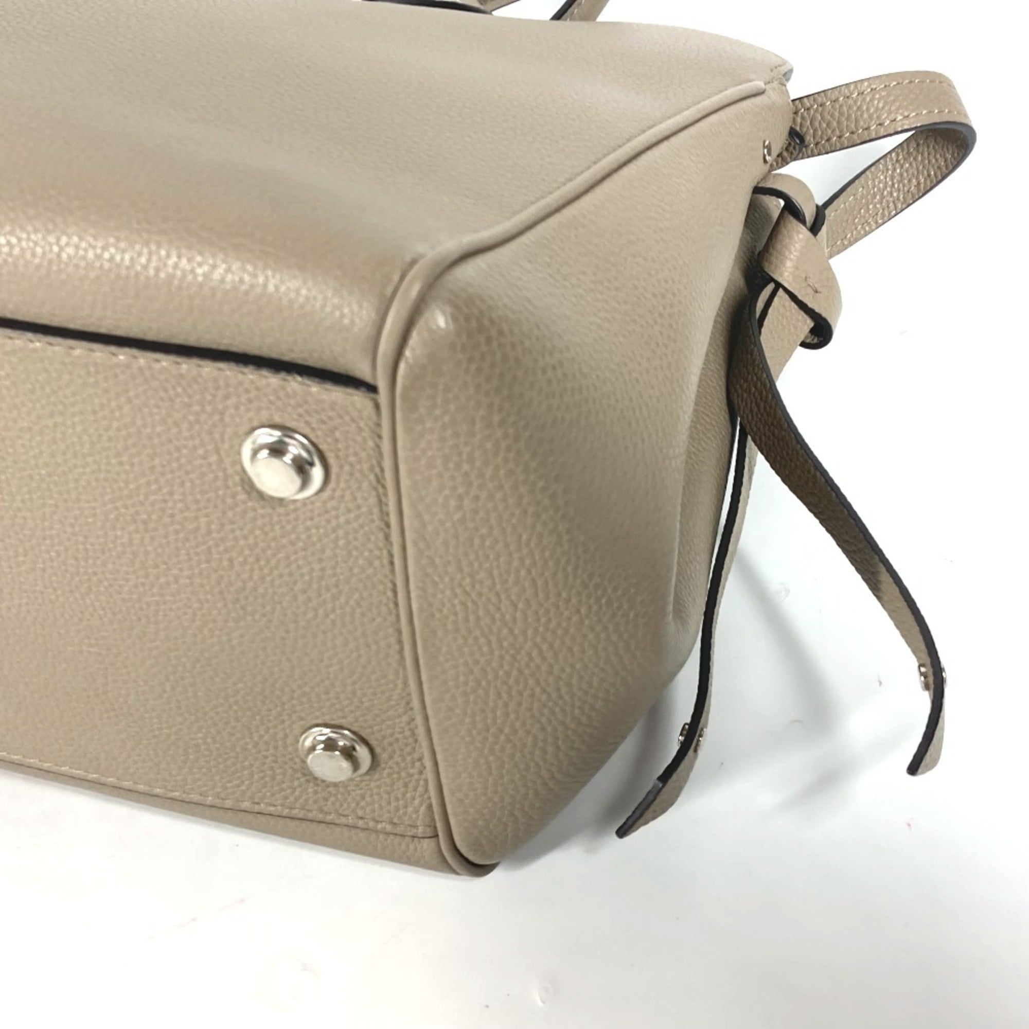 Louis Vuitton Gray Tourterelle Leather Handbag Shoulder Bag Tote Bag