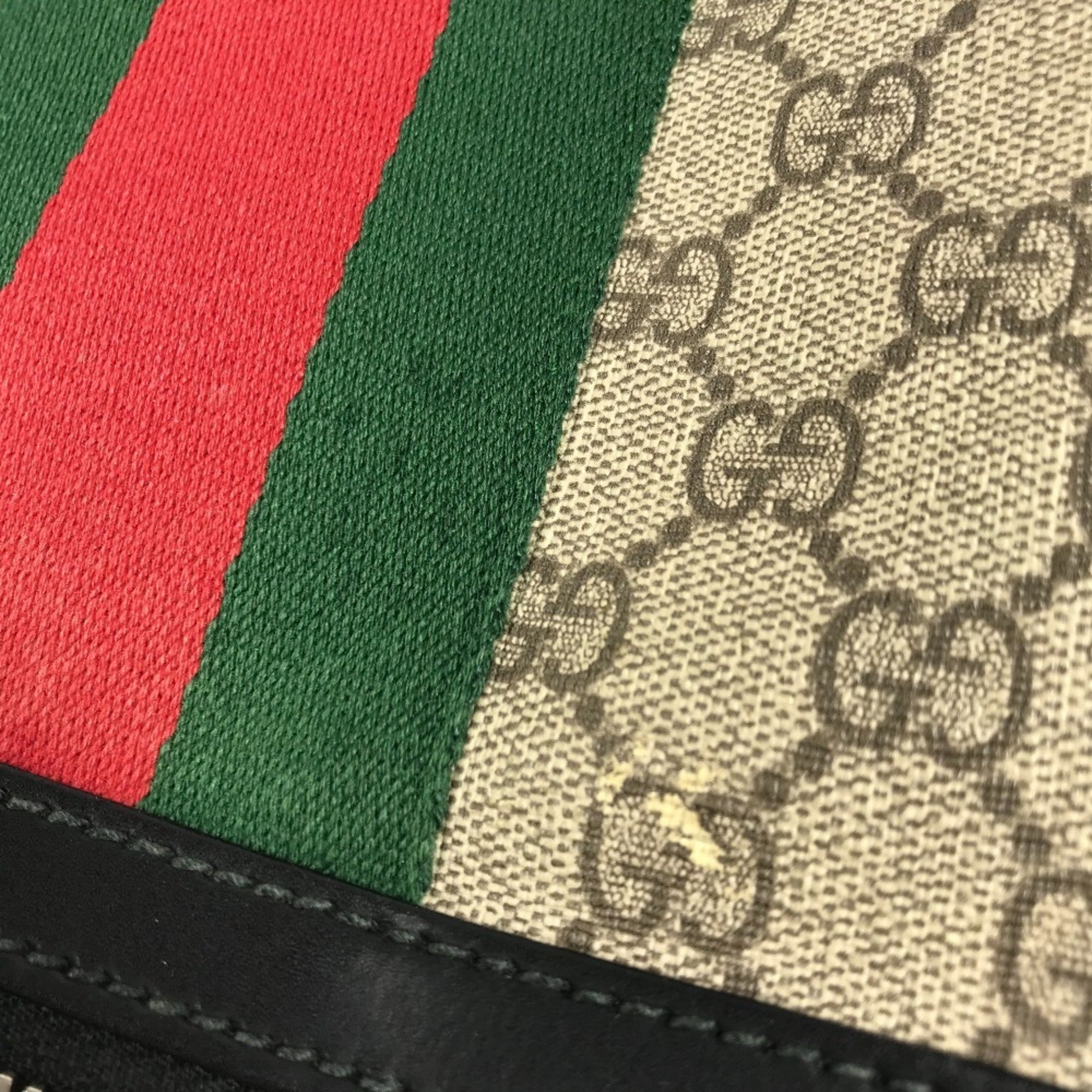 Gucci Beige Gg Supreme Shoulder Bag (Pre-Owned)
