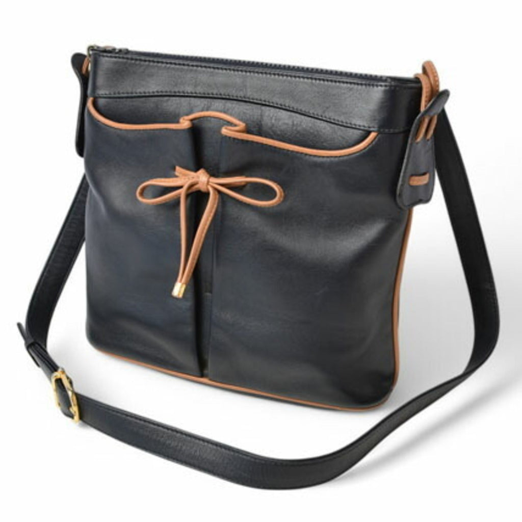 Celine Dark Navy Leather Shoulder Bag