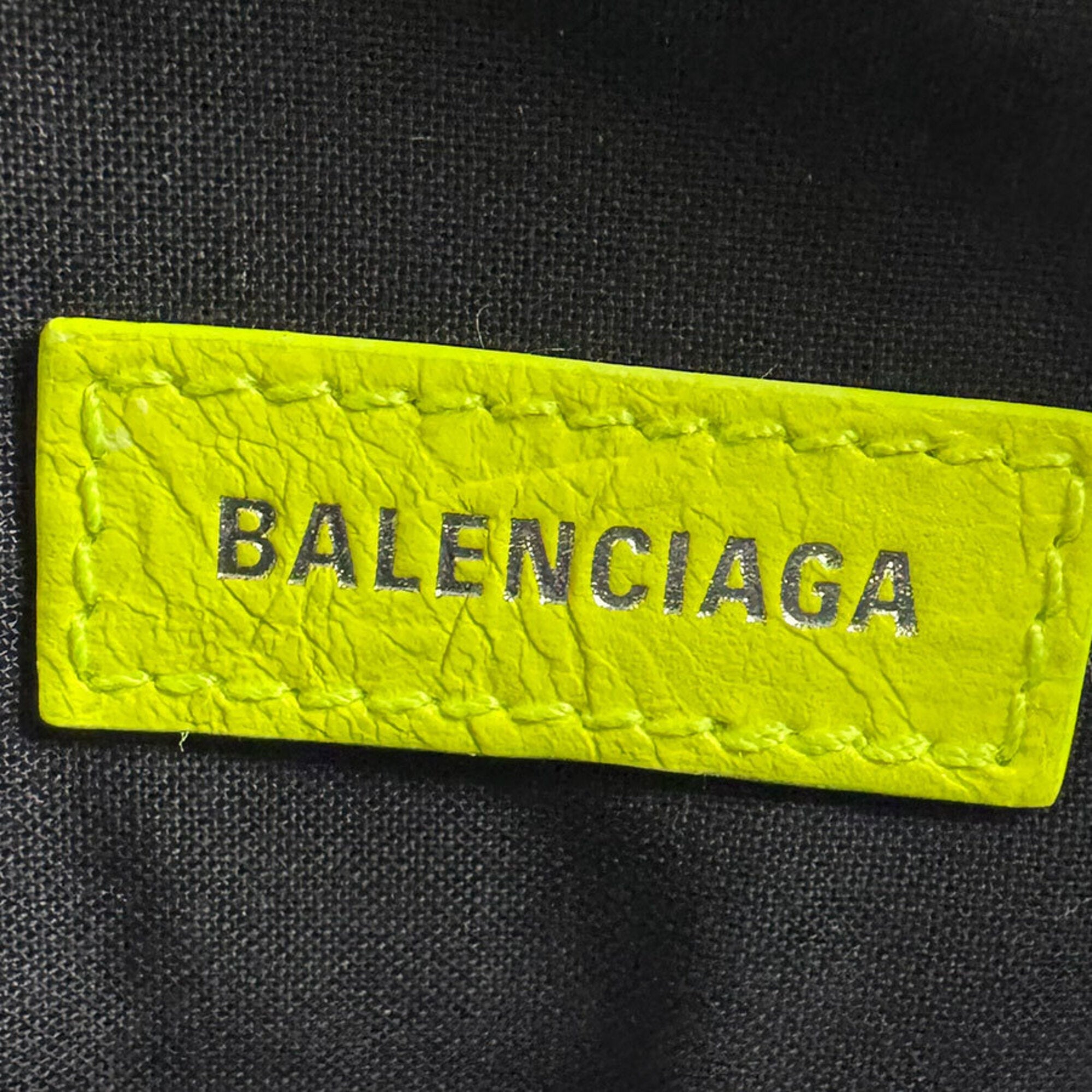 Balenciaga Yellow Leather Shoulder