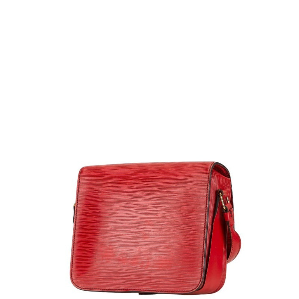 Louis Vuitton Epi Castilian Red Leather Shoulder Bag