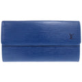Louis Vuitton Blue Epi Leather Coin Purse/Coin Case