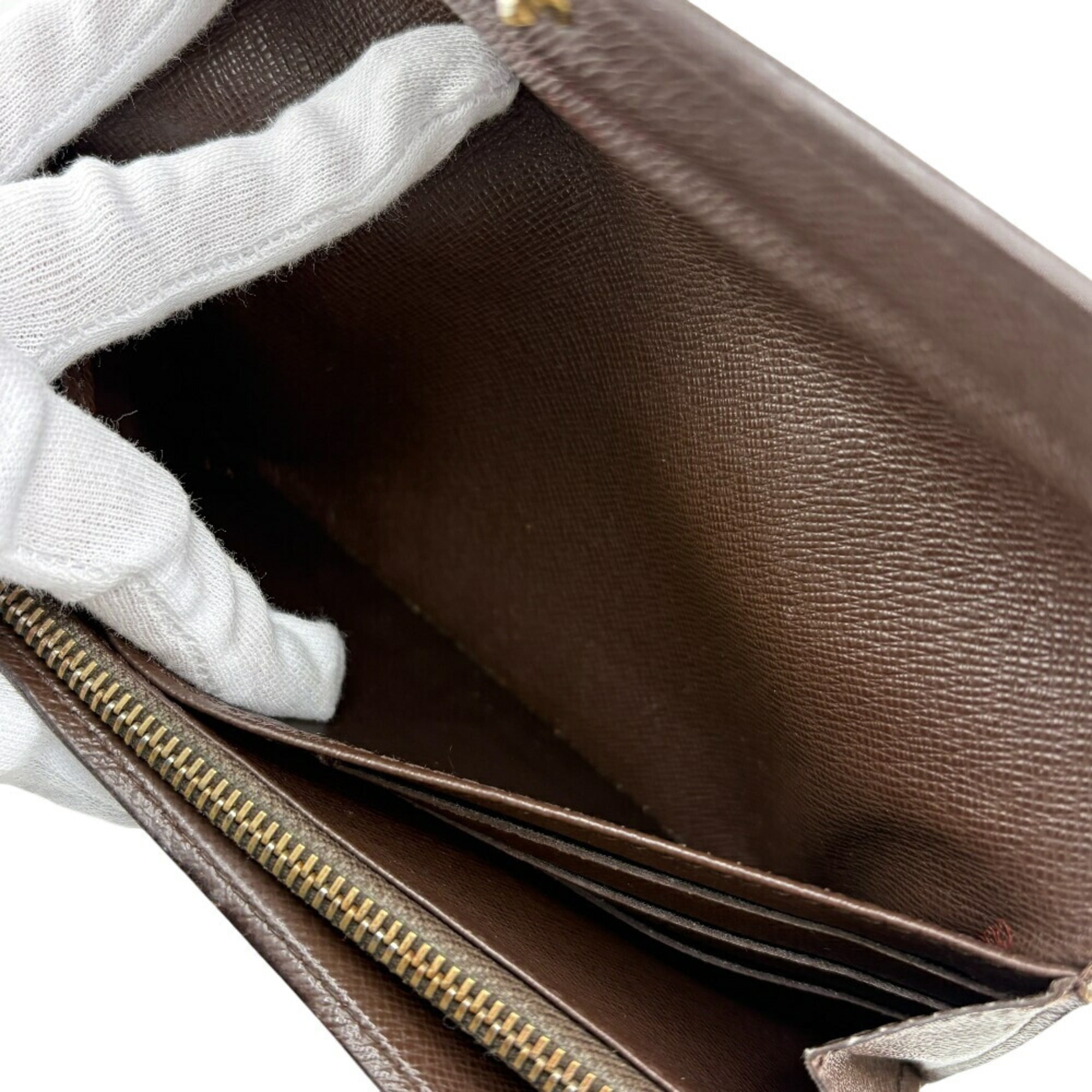 Louis Vuitton Brown Cuir Ombre Leather Coin Purse/Coin Case