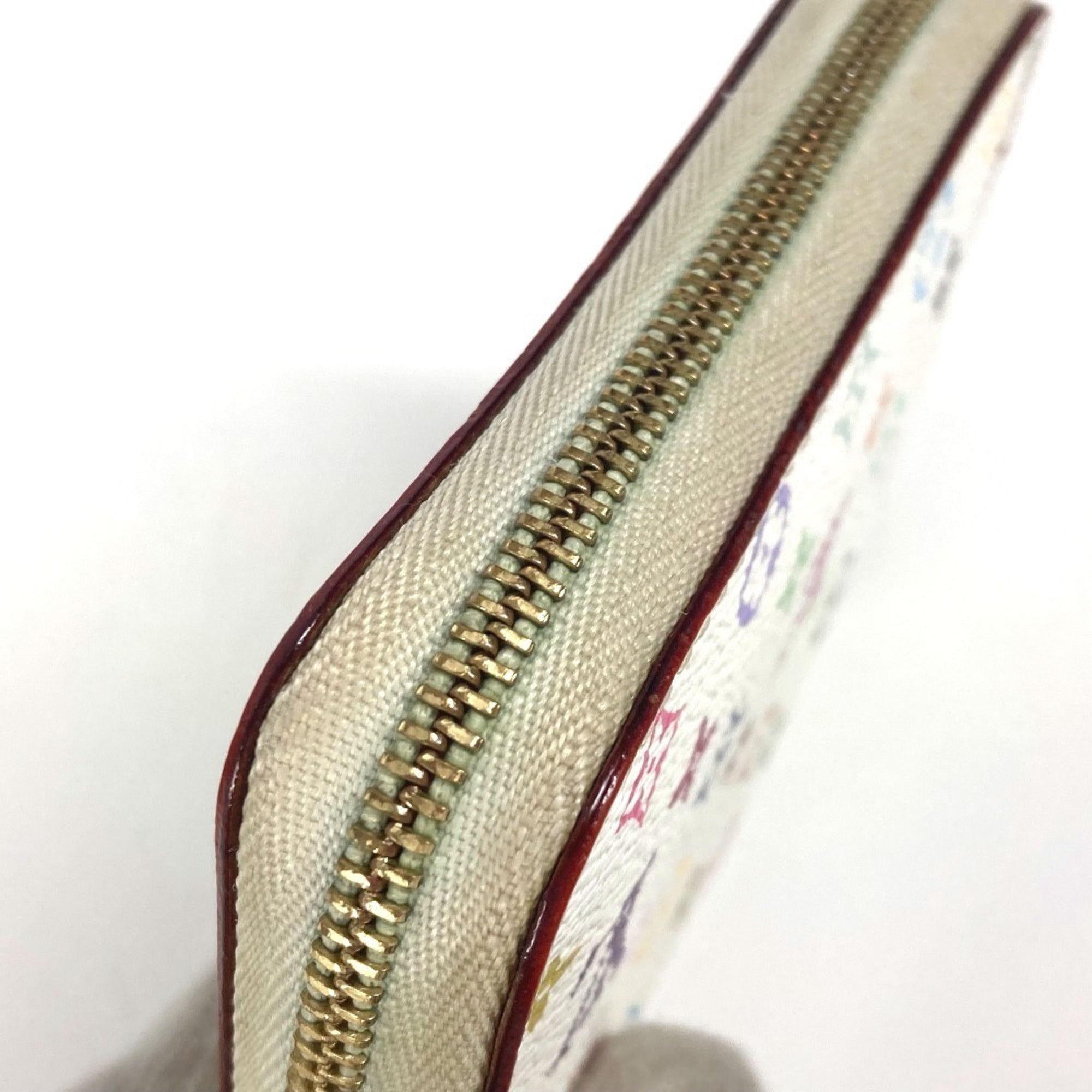 Louis Vuitton Monogram Multicolore Litchi White Monogram Multicolore Coin Purse/Coin Case