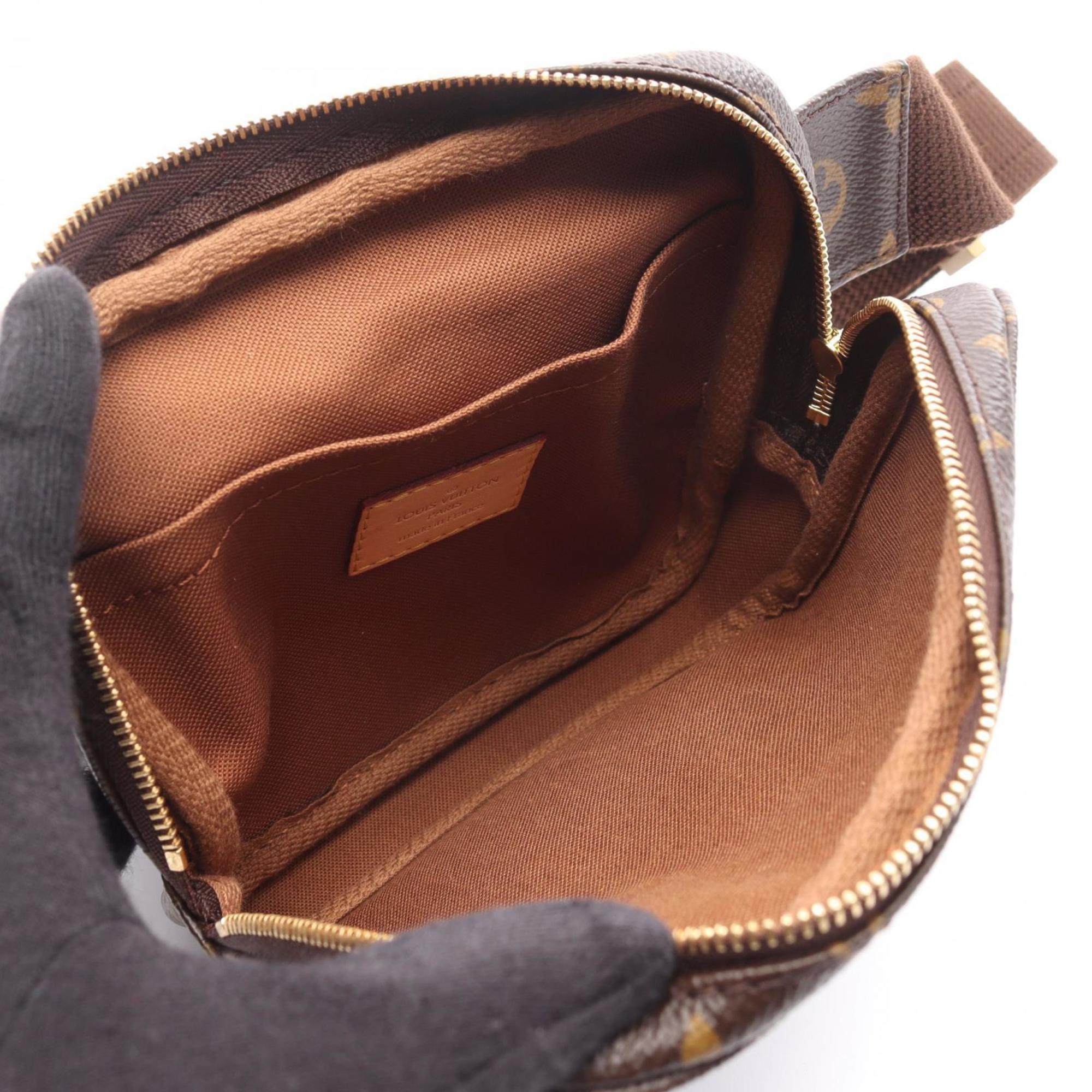 Louis Vuitton Brown Coated Canvas Pvc Monogram Leather Fanny Pack Sling Bag