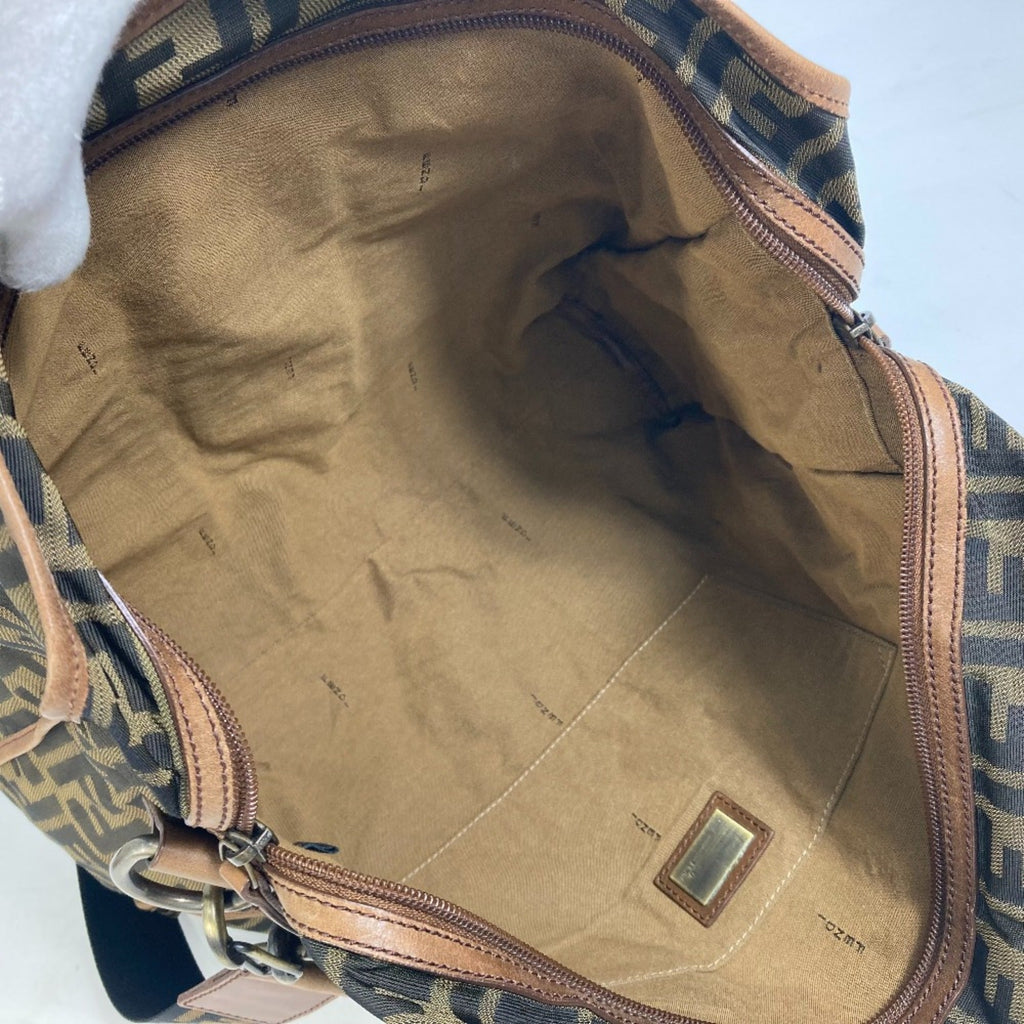 Fendi Brown Leather Tote Bag