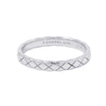 Chanel White Gold White Gold (18K) Band Ring