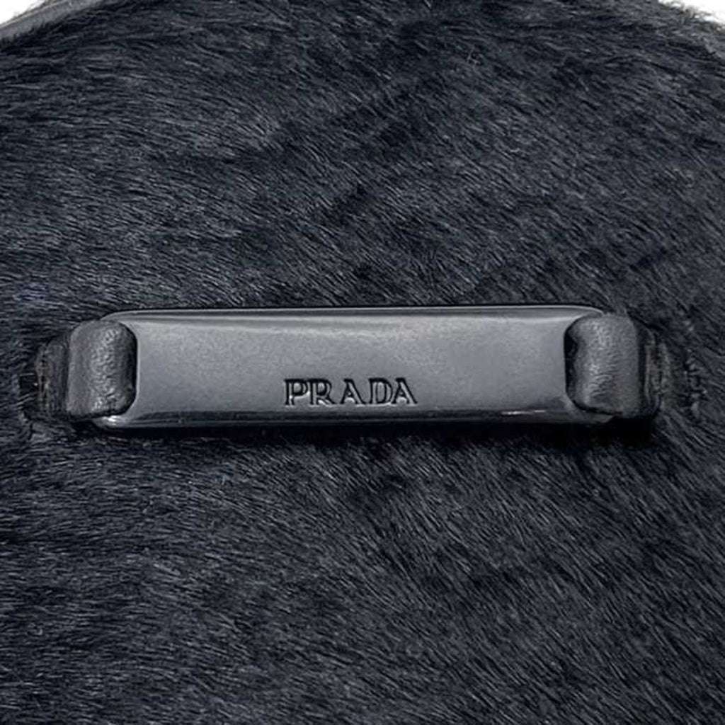 Prada Black Nero Leather Coin Purse/Coin Case