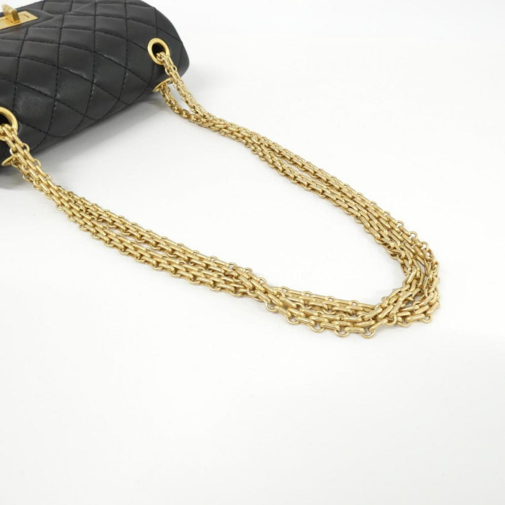 Chanel Black Leather Shoulder Bag