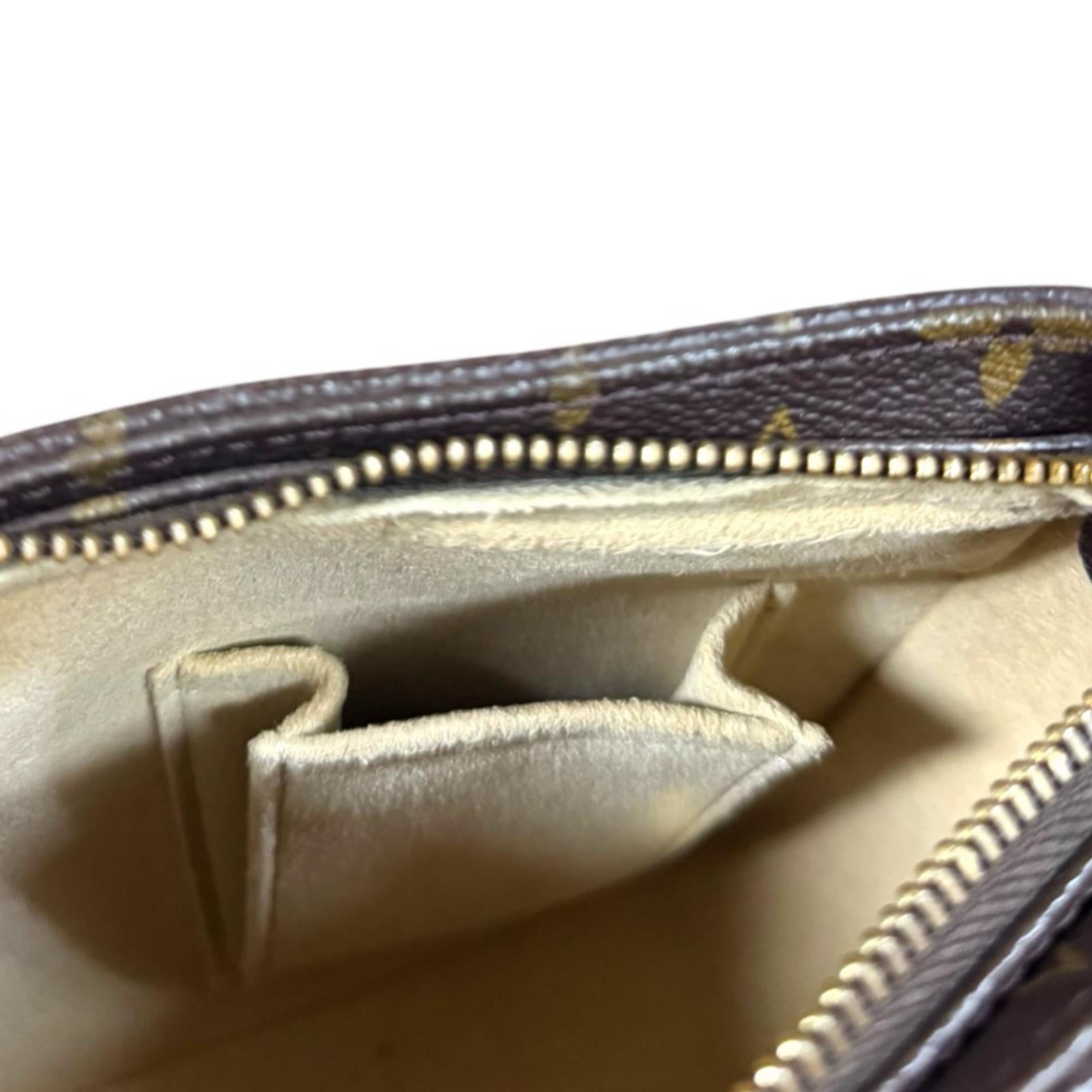Louis Vuitton Brown Monogram Canvas Shoulder Bag