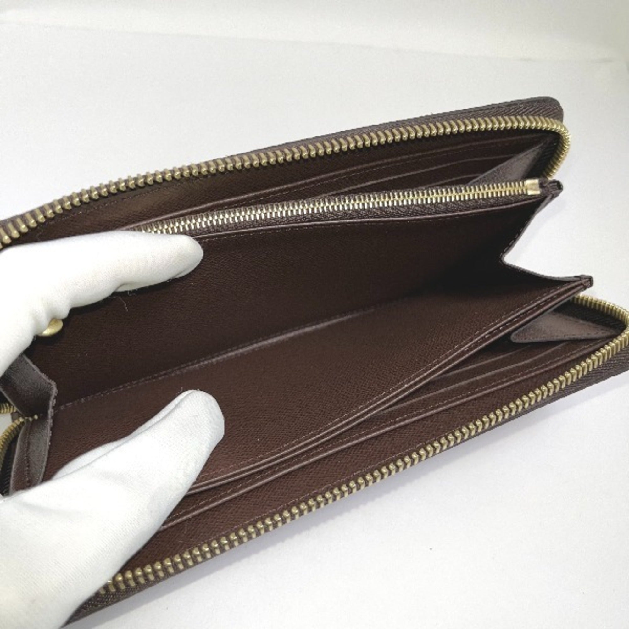 Louis Vuitton Brown Damier Canvas Long Wallet
