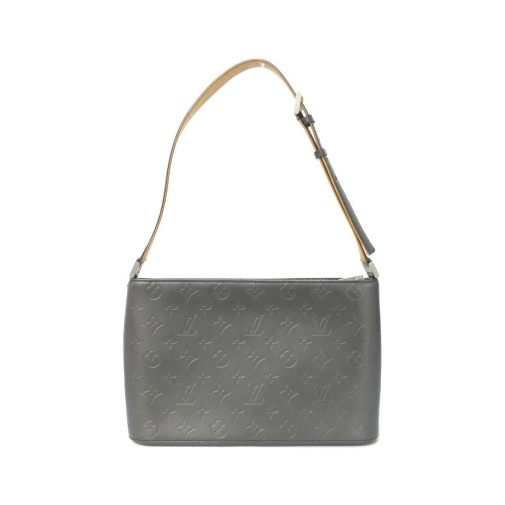 Louis Vuitton Black Coated Canvas Shoulder Bag